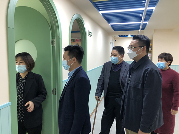 河南省残疾人福利基金会理事长李继龙一行到惠济区调研残疾儿童康复工作